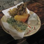 白い小屋 - 天ぷら