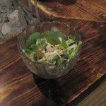 白い小屋 - サラダ