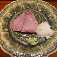 味 ふくしま - お造り（ブリを大根おろしで）