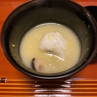 味 ふくしま - お椀（はもと銀杏のすりおろし）