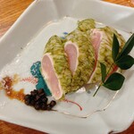 タチアタル - ささみ昆布じめ