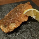 85BAL TEPPEN - 米粉で揚げたアジフライ