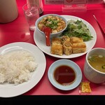 南海飯店 - 春巻定食