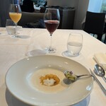 アルカナ 東京 - ネギのスープ