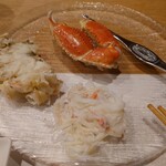 やど紫苑亭 - 蒸しカニ③