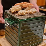やど紫苑亭 - 焼きガニ②