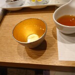 やど紫苑亭 - 日本酒も１杯、もう少し辛口が好み