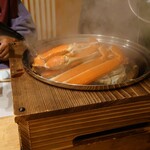 やど紫苑亭 - 蒸しガニ②