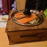 やど紫苑亭 - 蒸しガニ①