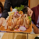 やど紫苑亭 - カニ鍋①