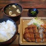 レストラントキワ - 料理写真:メンチカツ定食（税込990円）