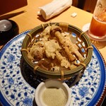 ねぎ鍋専門店はるいち - 博多スギタケ天ぷら