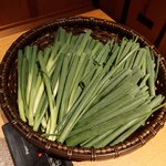 ねぎ鍋専門店はるいち - 朝採れネギ