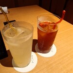 ねぎ鍋専門店はるいち - パインサワーとあまおうサワー