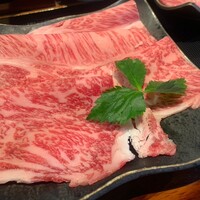 すき焼き 牛しゃぶ 松重 - 