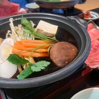 すき焼き 牛しゃぶ 松重 - 