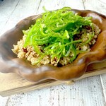 日本栄光酒場 ロッキーカナイ - 山盛りピーマンのガーリックペッパーライス