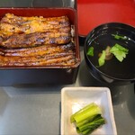 鰻 若菜館 - 野沢菜漬けも美味しいです