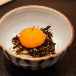 味幸 - 昆布佃煮と卵黄ごはん