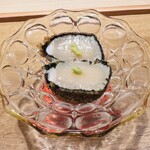 奥 - 帆立の磯辺揚げ