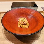 奥 - 河豚の白子と雲丹シャリ