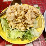 七輪焼鳥バル FUNKY JUNK FULL CHICKEN - マカロニサラダもドーンっ