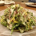 みつ - 「みょうがとオクラのサラダ（税抜￥700）」