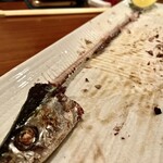 みつ - 「サンマ塩焼」をいただいた後…