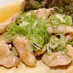 龍のかくれんぼ - 鶏ハラミ ガーリックバター焼②