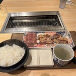 焼肉食堂まんぷく 川口道合店 - 牛タン＆生上カルビ定食♪