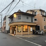 長文屋 - 夕暮れの店頭