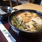 満留賀 - 山菜けんちんそば