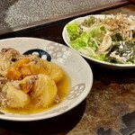 やんちゃ - 肉じゃが&サラダ