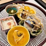 馬車道 大かわ - 八寸の蓋オープン♪