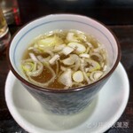 とり庄 - 〆の鳥スープ