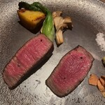 神戸牛炉釜ステーキ GINZA KOKO炉 - 神戸牛炉釜シャトーブリアンステーキ：神戸牛と松阪牛の食べ比べ