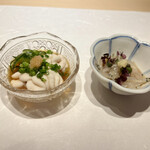 鮨 ひろ海 - 白子と白魚