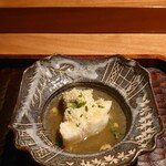 鈴田式 - 翡翠茄子と鯛､叩いた栗
