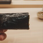 鮨 陸 - いくら雲丹巻