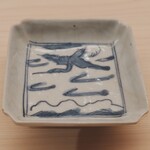 鮨 陸 - 銀杏皿(雁？)