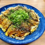 CAFE Ojacco - お好み焼き普通サイズ＋野菜W（焼そば）