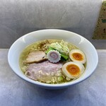 ほのぼんヌードルズ - 味玉 手揉み塩らーめん 1000円