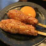 君式横丁 - 月見つくね