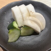 焼鳥 おみ乃 - 漬物