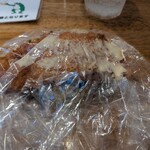 ダイニング WAZN - おに○さ。商標登録されているっぽいので、おにぎり＋白身魚のフライ、で察してくださいｗ