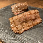272275253 - サーロインの肉寿司　
