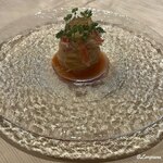 プチレストラン ブーケ・ド・フランス - ずわいがにとトマトの冷製カッペリーニ