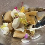 プチレストラン ブーケ・ド・フランス - あわびのポッシェは驚くほどに柔らか