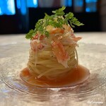 プチレストラン ブーケ・ド・フランス - ずわいがにとトマトの冷製カッペリーニ