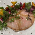 プチレストラン ブーケ・ド・フランス - 薫香を纏った黒梶木の生ハム仕立て